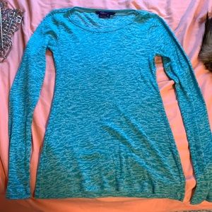 Women’s large Miley Cyrus Max Azria blue shirt